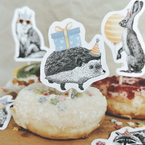 Animal Cupcake Toppers - 7 Different Designs