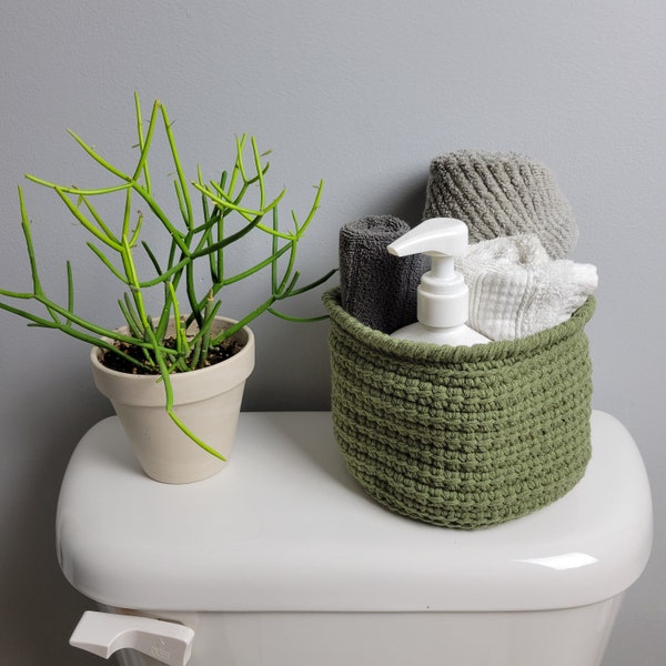 Bathroom Counter Basket Etsy