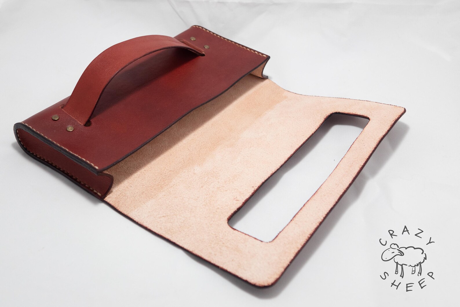 Leather clutch bag PDF pattern Easy to do at home DIY Etsy