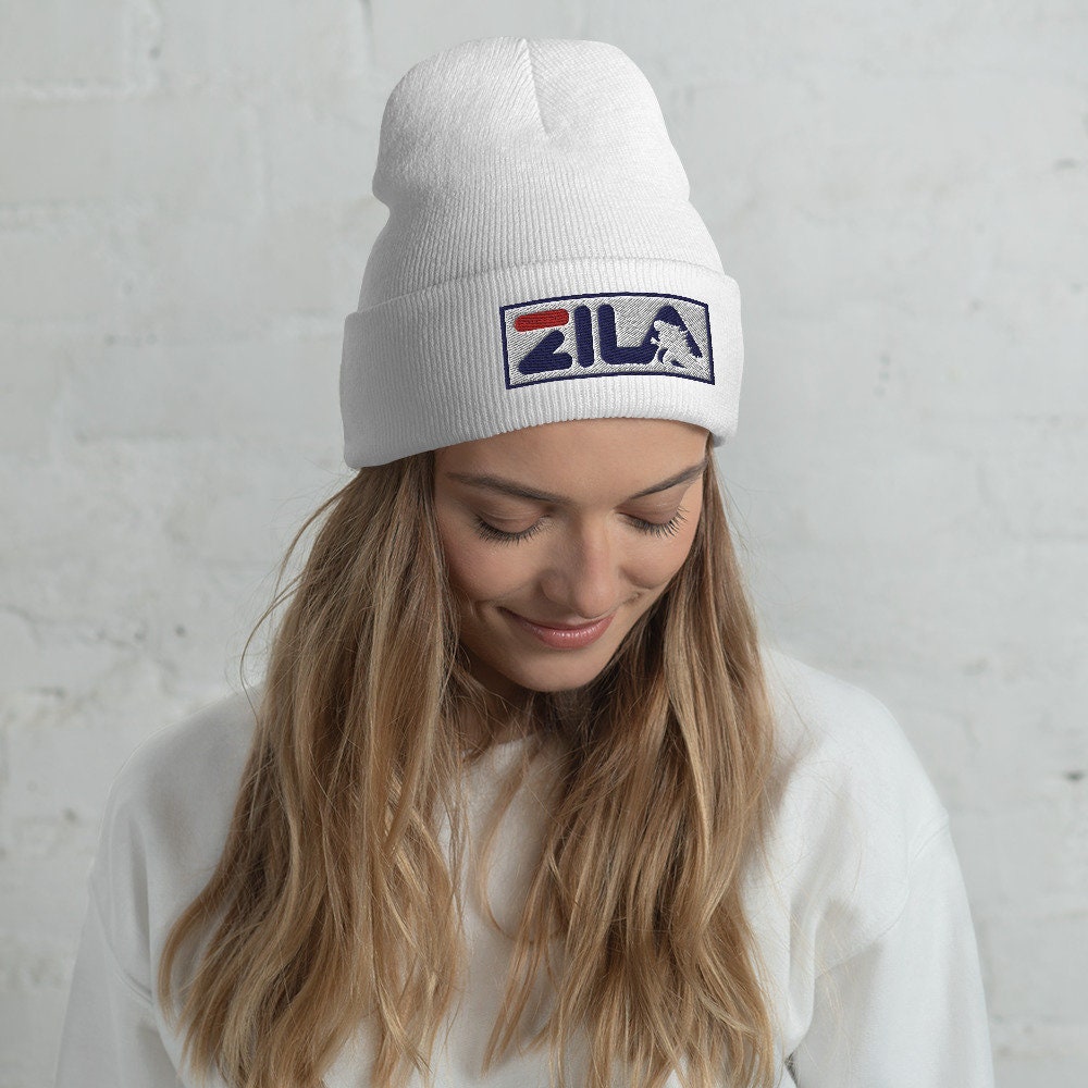 Fila Godzilla Embroidered Beanie Hat by 