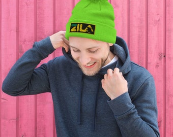 Fila Godzilla embroidered  Beanie hat by eskimojo