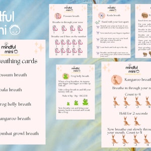 Aussie Animal Breathing Cards