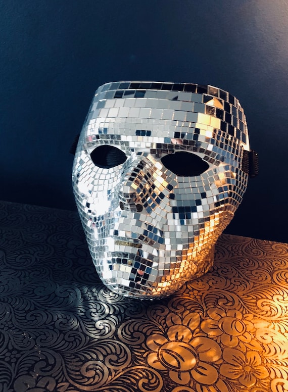 Masquerade Festival Disco Ball Face Mask. QUICK DELIVERY Etsy