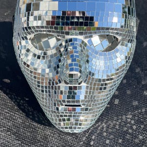 Masquerade Festival Disco Ball Face Mask. HANDMADE by DISCO2DISCO - other colours available