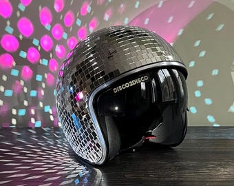 Casco da discoteca con visiera retrattile CONSEGNA RAPIDA!