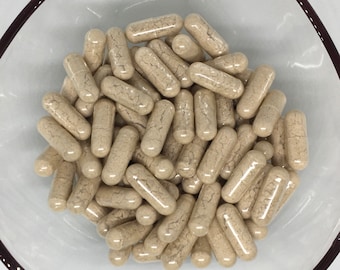 Organic Slippery Elm Bark Powder Vegan Capsule, Ulmus Rubra