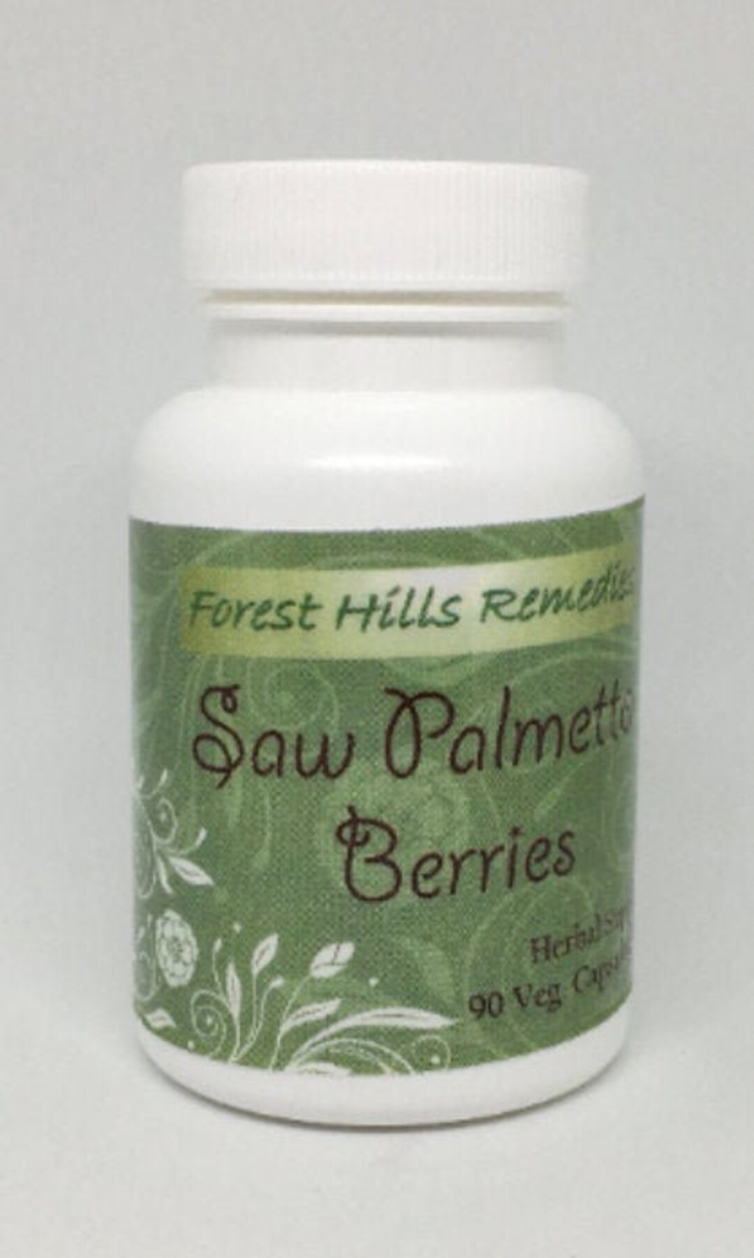 Saw Palmetto Berries Vegan Capsules, Filled With Pure Fruit Powders of