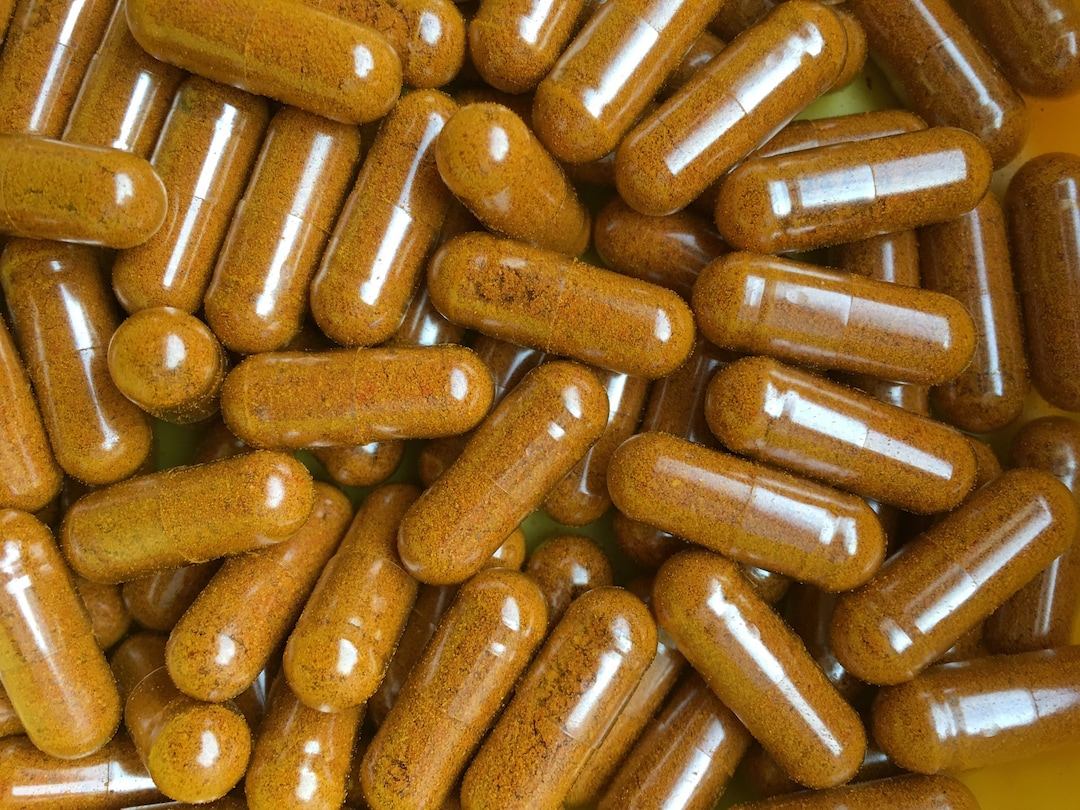 Organic Turmeric and Cayenne Pepper, Vegan, Kosher, Halal Capsule