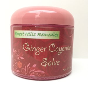 Ingwer-Cayenne-Salbe plus Kurkuma, Cayennepfeffer, Ingwer, wärmende Gelenk- und Muskelmassage, Opa, Oma