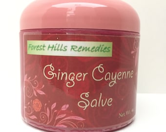 Ingwer-Cayenne-Salbe plus Kurkuma, Cayennepfeffer, Ingwer, wärmende Gelenk- und Muskelmassage, Opa, Oma