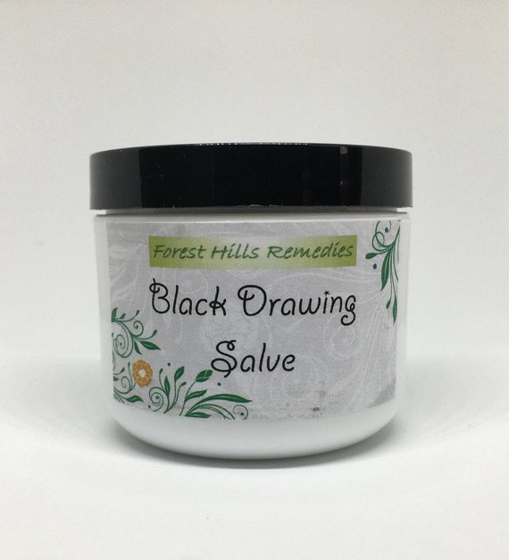 Black Drawing Salve, Traditional Amish Formula, Splinters, Slivers