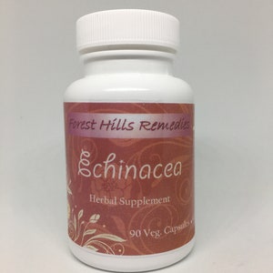 Echinacea Purpurea Vegan Capsule, Organic and 100%v Pure Ingredients
