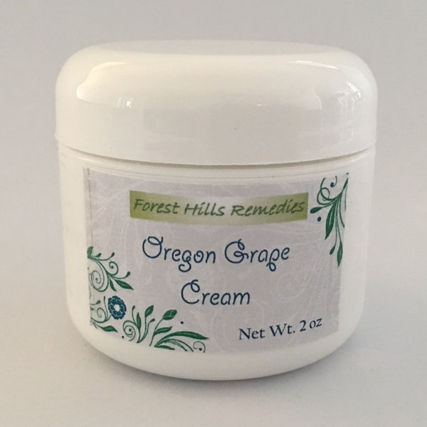 Oregon Grape Cream, Mahonia aquifolium, All Natural, Retail and Wholesale