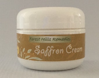 Saffron Facial Cream, Real Saffron Stigmata Included, Face Care, All Natural