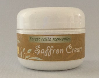 Saffron Facial Cream, Real Saffron Stigmata Included, Face Care, All Natural