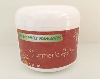 Organic Turmeric Salve, All Natural Turmeric Ointment, Joint and Muscle