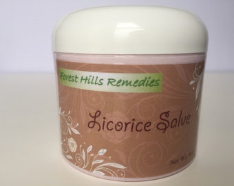 Licorice, Liquorice, Ointment, Salve, Body Butter, Beard Moisturizer, Burn, Sunburn, Non GMO, Organic, After Shave Ointment, Eczema, Itching