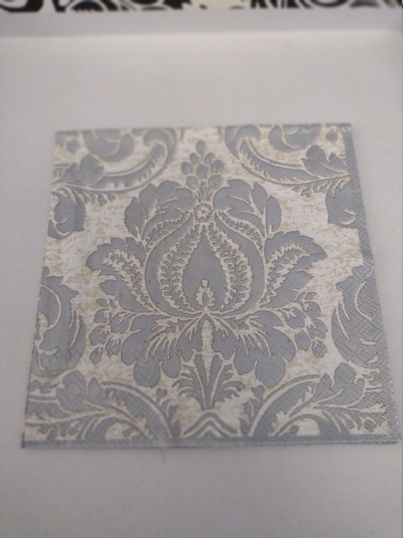 Damask Colorful Luncheon Paper Napkins for Decoupage Journaling Paper Art Mixed Media Craft Supply Scrapbooking Damask Colorful Luncheon Paper Napkins for Decoupage Journaling Paper Art Mixed Media Craft Supply Scrapbooking
