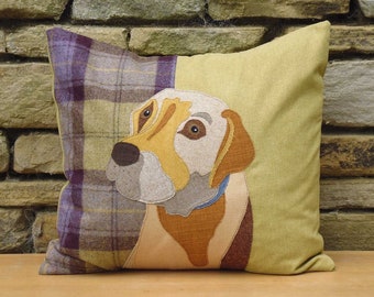 SAMPLE SALE!!! Golden Labrador Cushion/Pillow, Yellow Labrador  Cushion/Pillow Only 1 available