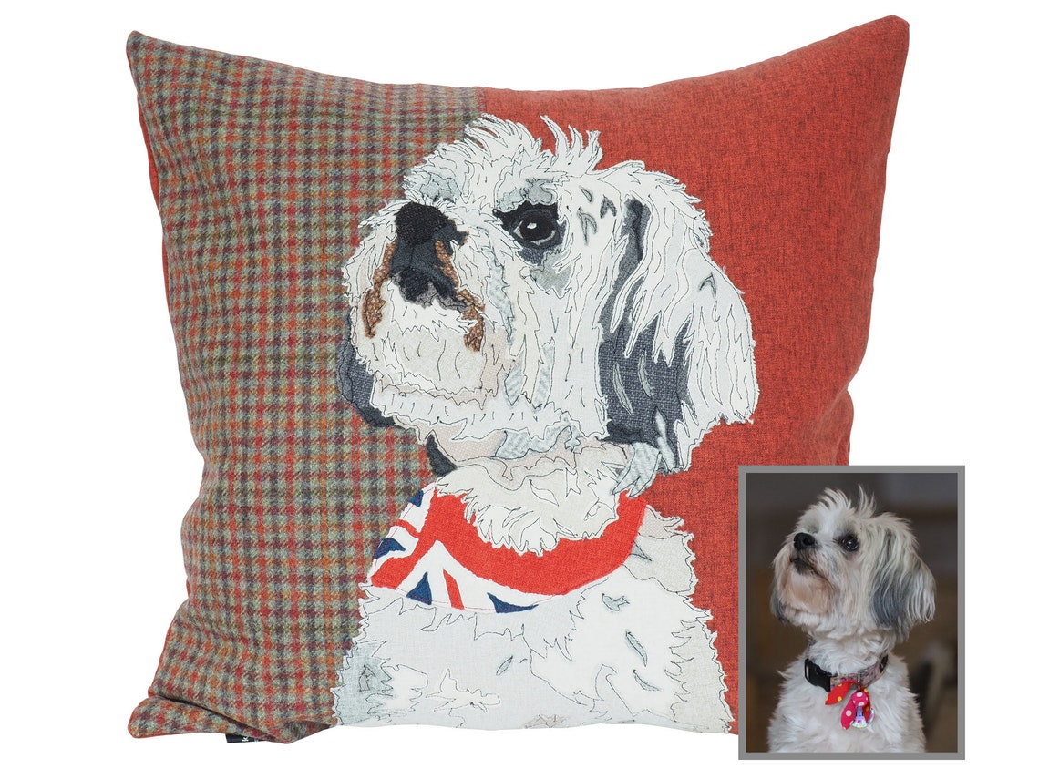 Pet Remembrance Cushion Pet Portrait Cushion Pet Memorial | Etsy