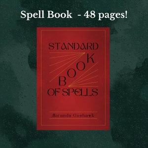 The Standard Book of Spells A5 | Wizard Spell Book | The Compendium of Magic | Magic Spell Book