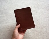 Vegan Leather Notebook, Faux leather notebook, Travel notebook, Leather notebook, A4 notebook, Vegan gift