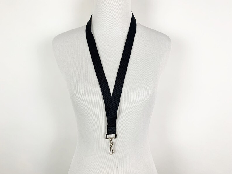 Personalized Neck Lanyard ID Badge Holder Necklace Etsy