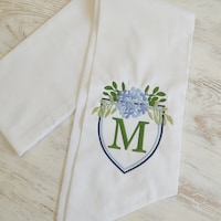 Tulip print signature wreath sash main image 1