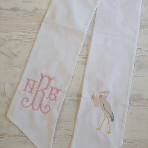 Monogrammed/Personalized Wreath Sash