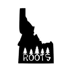 Idaho state vinyl decal