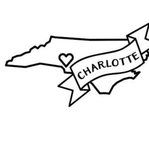 North Carolina state vinyl decal