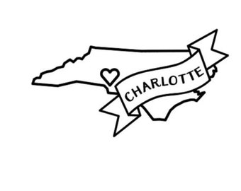 North Carolina state vinyl decal