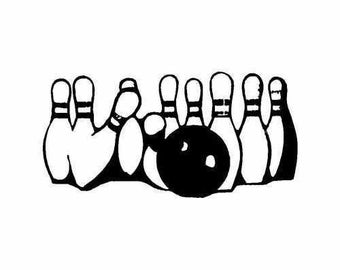 BOWLING KING Vinyl Decal Sticker C BOWLING KING Vinyl Decal Sticker C
