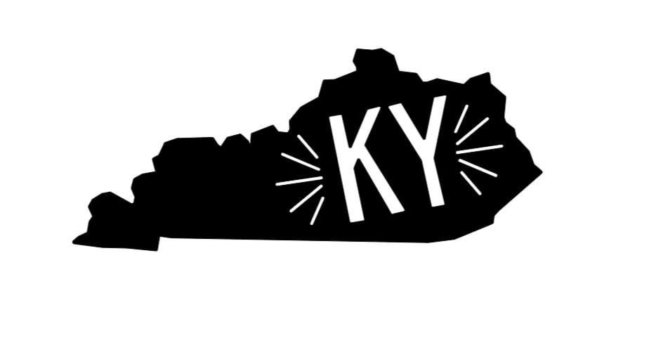 Ky's Sticker Kentucky State Vinyl Decal - Etsy