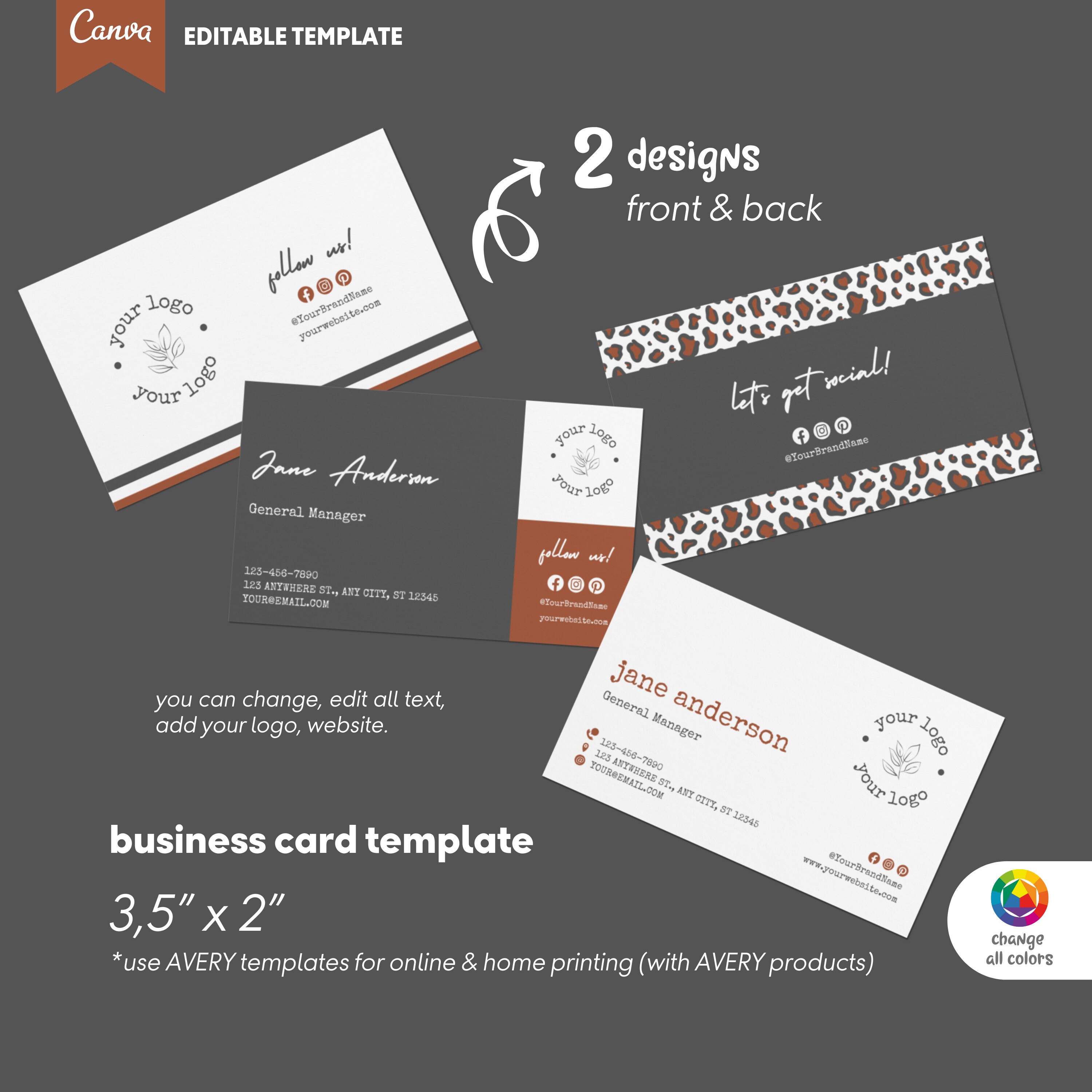 Editable Branded Packaging Template Packaging Templates for - Etsy
