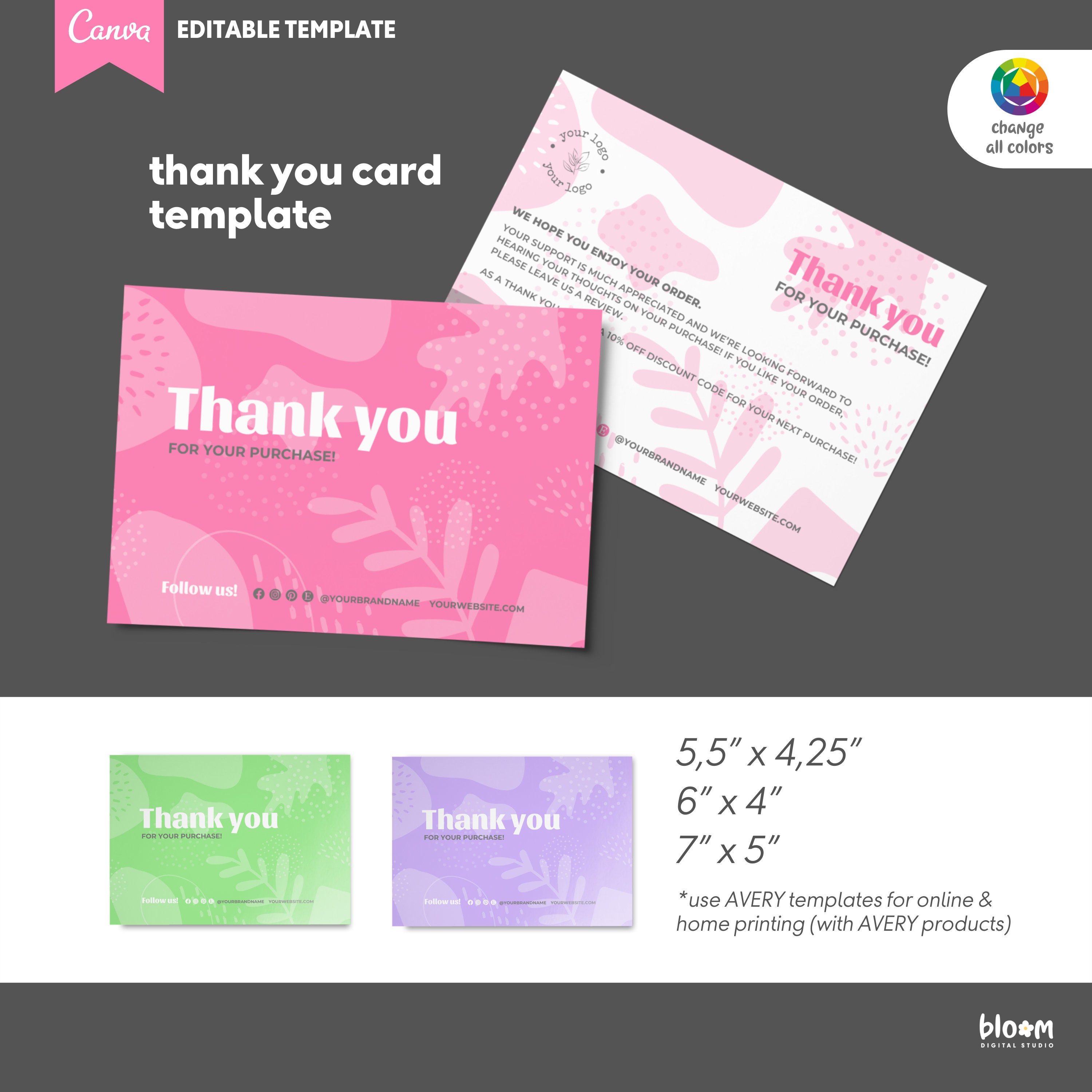 Editable Branded Packaging Template Packaging Templates for - Etsy