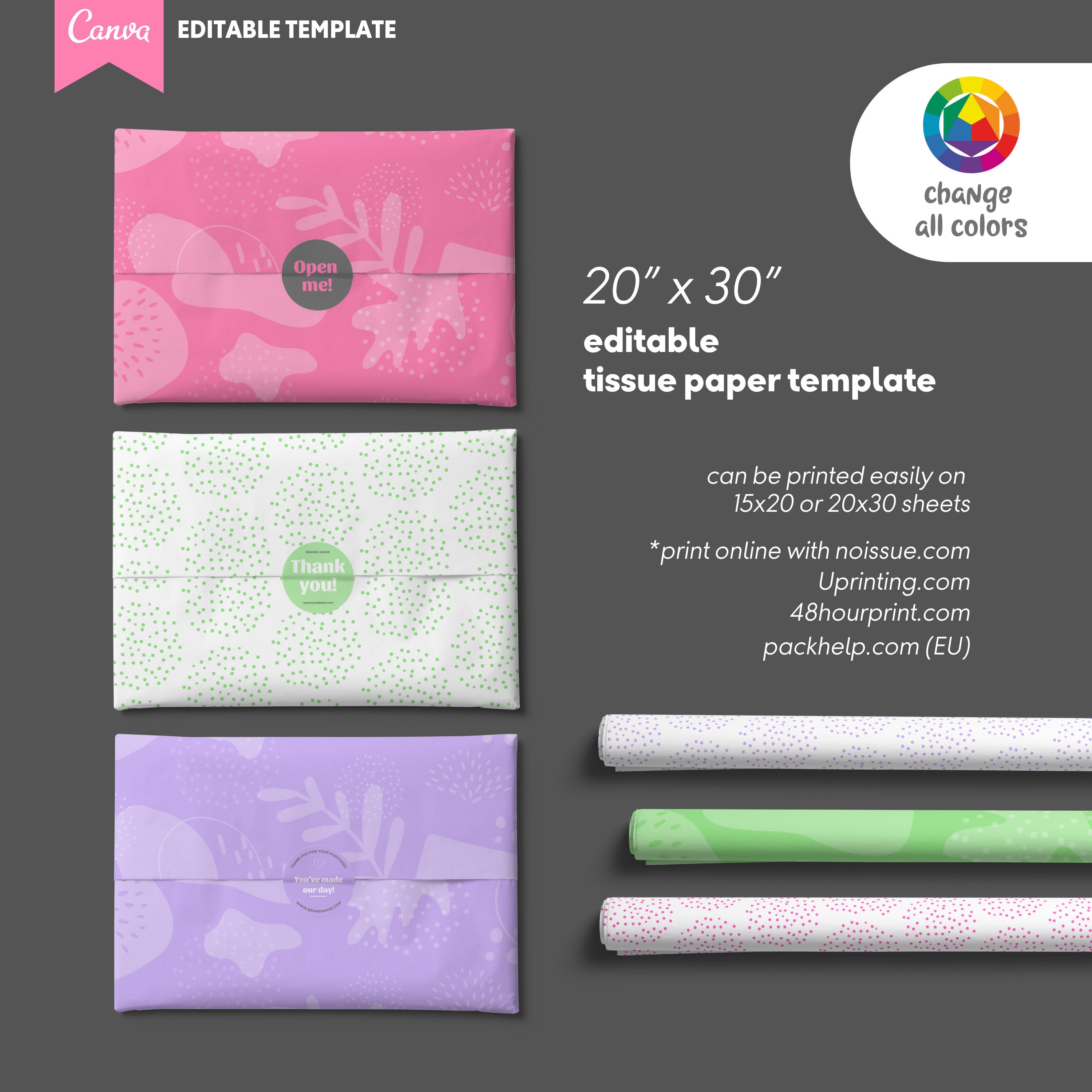 Editable Branded Packaging Template Packaging Templates for - Etsy