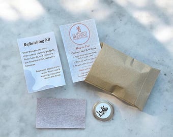 REFINISHING KIT 3gram Clapham's Beeswax Salad Bowl Finish, Kitchenware, Decor, Charcuterie, Sample