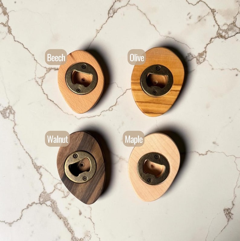 VitaliWoodworks Pebble Bottle Opener - Thumbnail 2