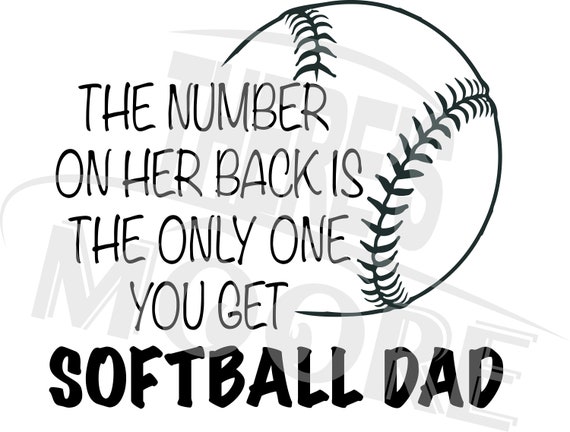 Download Softball Dad SVG | Etsy