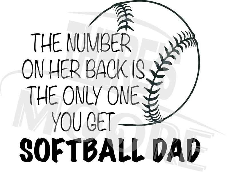 Download Softball Dad SVG | Etsy