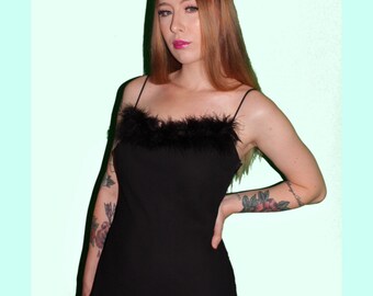 marabou dress