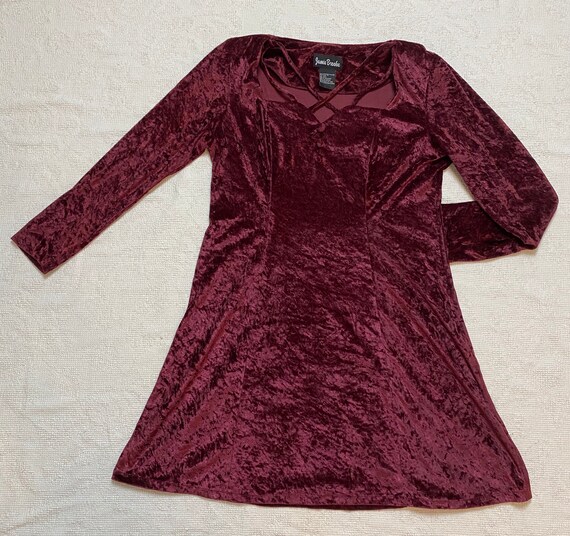 Vintage 90’s Velvet Skater Dress