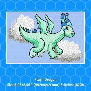 Machine Embroidery, Baby Green Dragon Embroidery Designs, Instant Download, Baby Shower Embroidery, Baby&#39;s Nursery Embroidery
