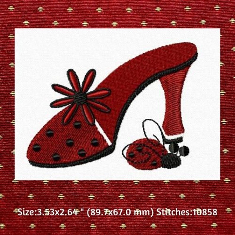 Instant Download Machine Embroidery, Ladybug Whims Embroidery Designs, Ladybug Bag, Polka Dot Embroidery, Summery Embroidery Files image 6