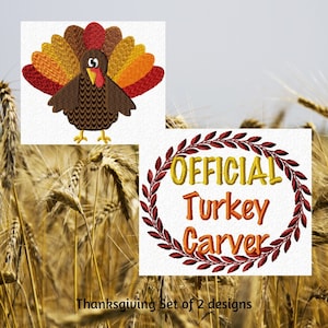 Machine Embroidery, Thanksgiving Set Embroidery Designs, Instant Download, Thanksgiving Embroidery, Cute Turkey Day Embroidery