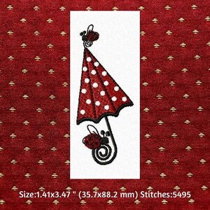 Instant Download Machine Embroidery, Ladybug Whims Embroidery Designs, Ladybug Bag, Polka Dot Embroidery, Summery Embroidery Files image 8