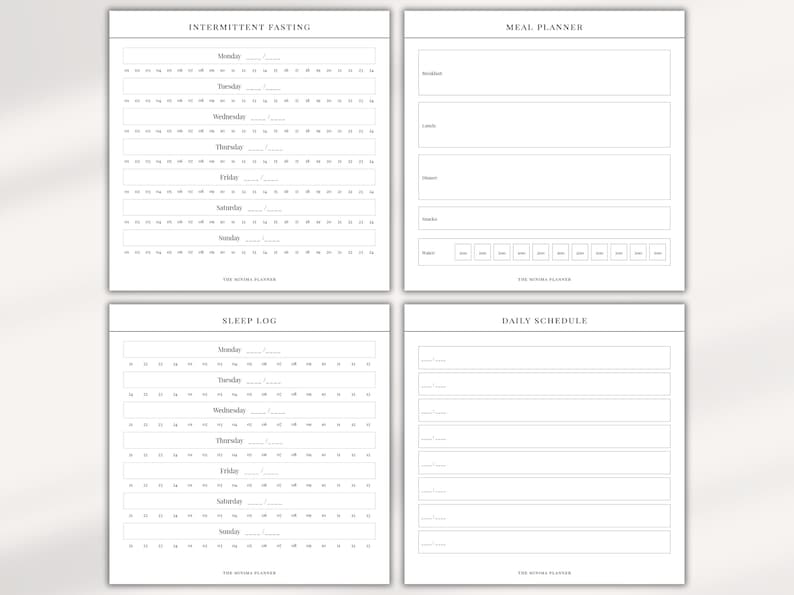 Printable Planner Cards | 15 Pages | 3