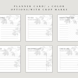Printable Planner Cards | Planner Cards | Journal Cards | Stationary Cards | Digital Cards | Inbox Set | Planner Cards Bundle