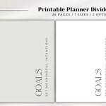 Printable Dividers